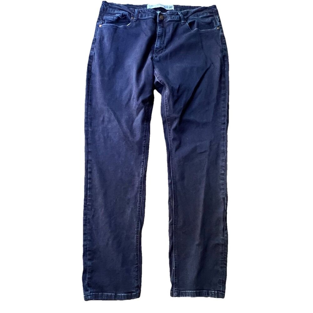 Barbell Apparel D002 Dark Wash Athletic Fit Straight Stretch Jeans Men's 38x32
